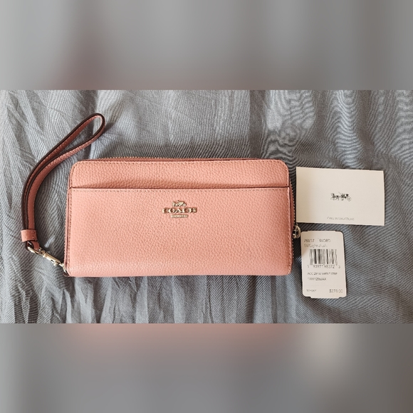 Coach Handbags - Pink Coach wallet wristlet